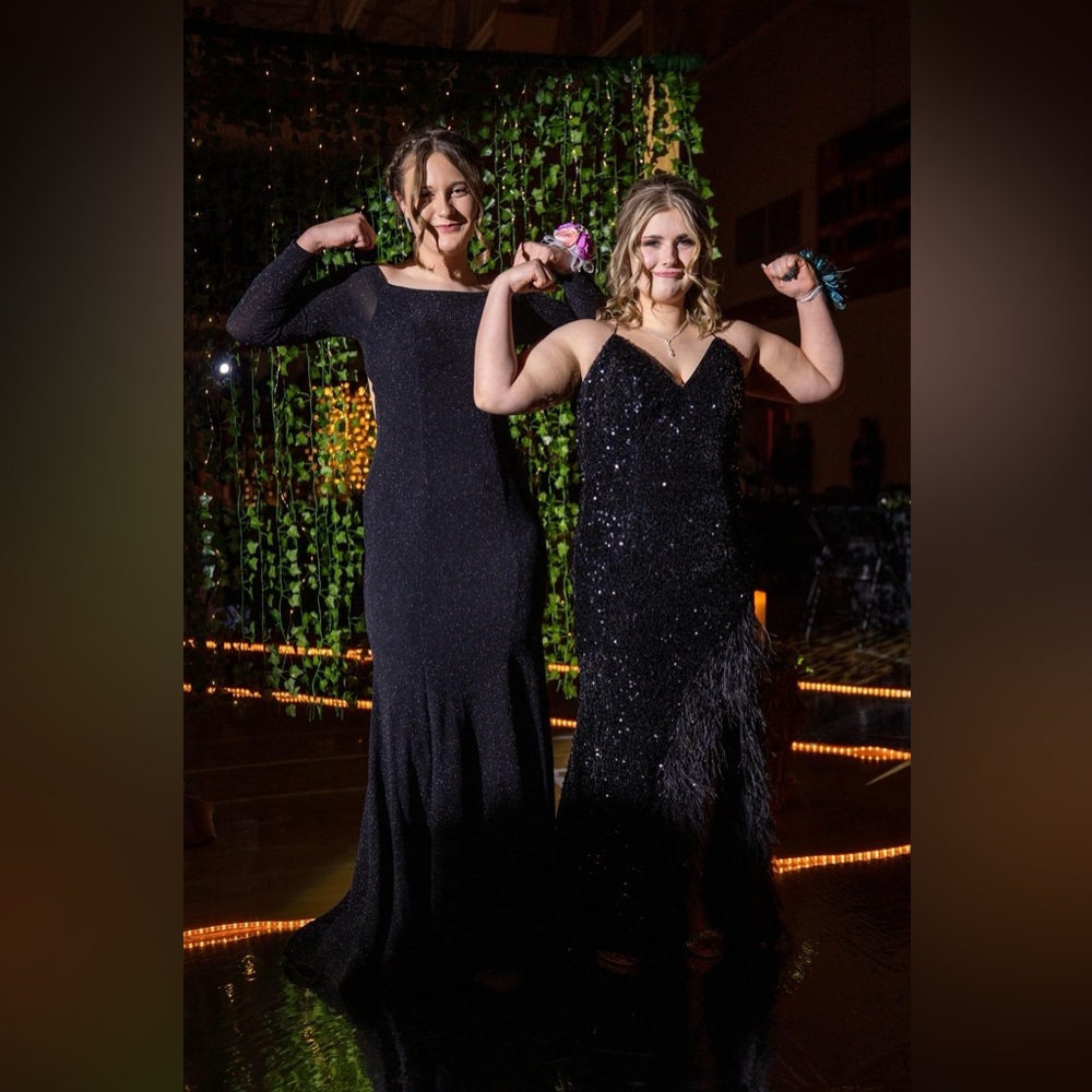 Elegant Black Evening Gown